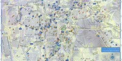  karta över Makkah ziyarat platser